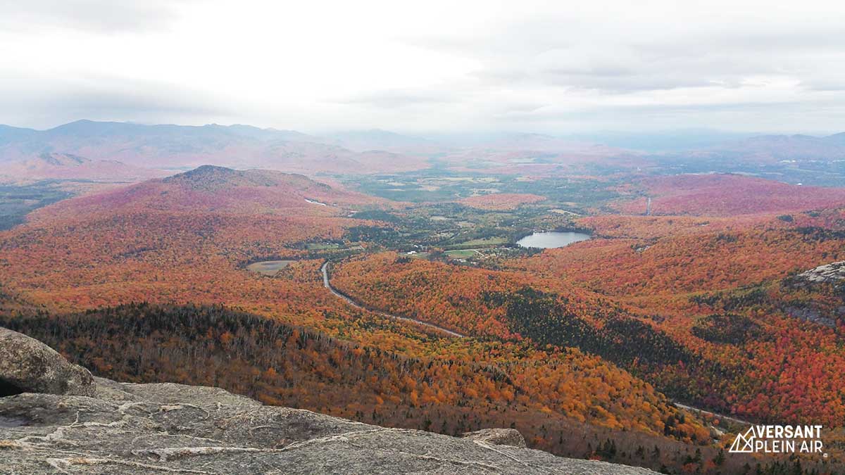 Mont Cascade Adirondacks High Peaks Versant plein air