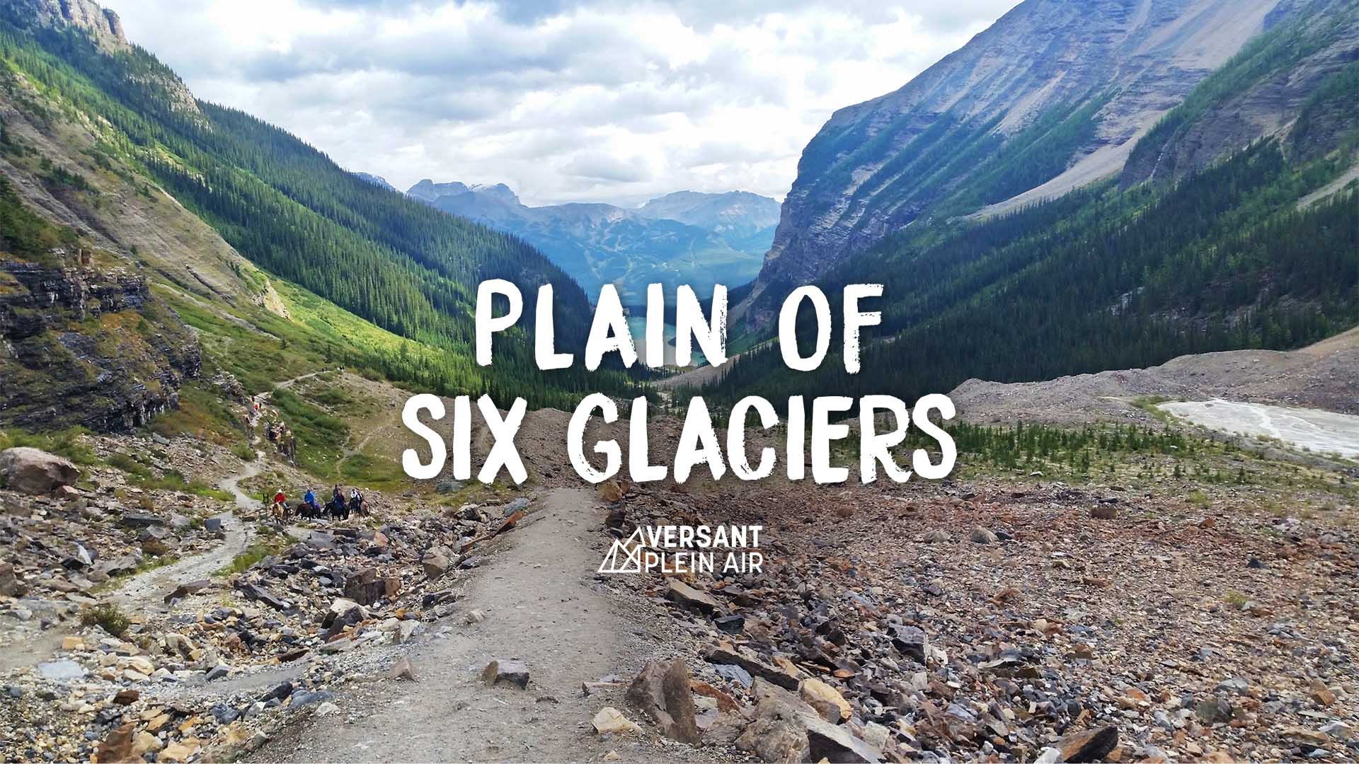 Plain of Six Glaciers Parc national de Banff Versant plein air